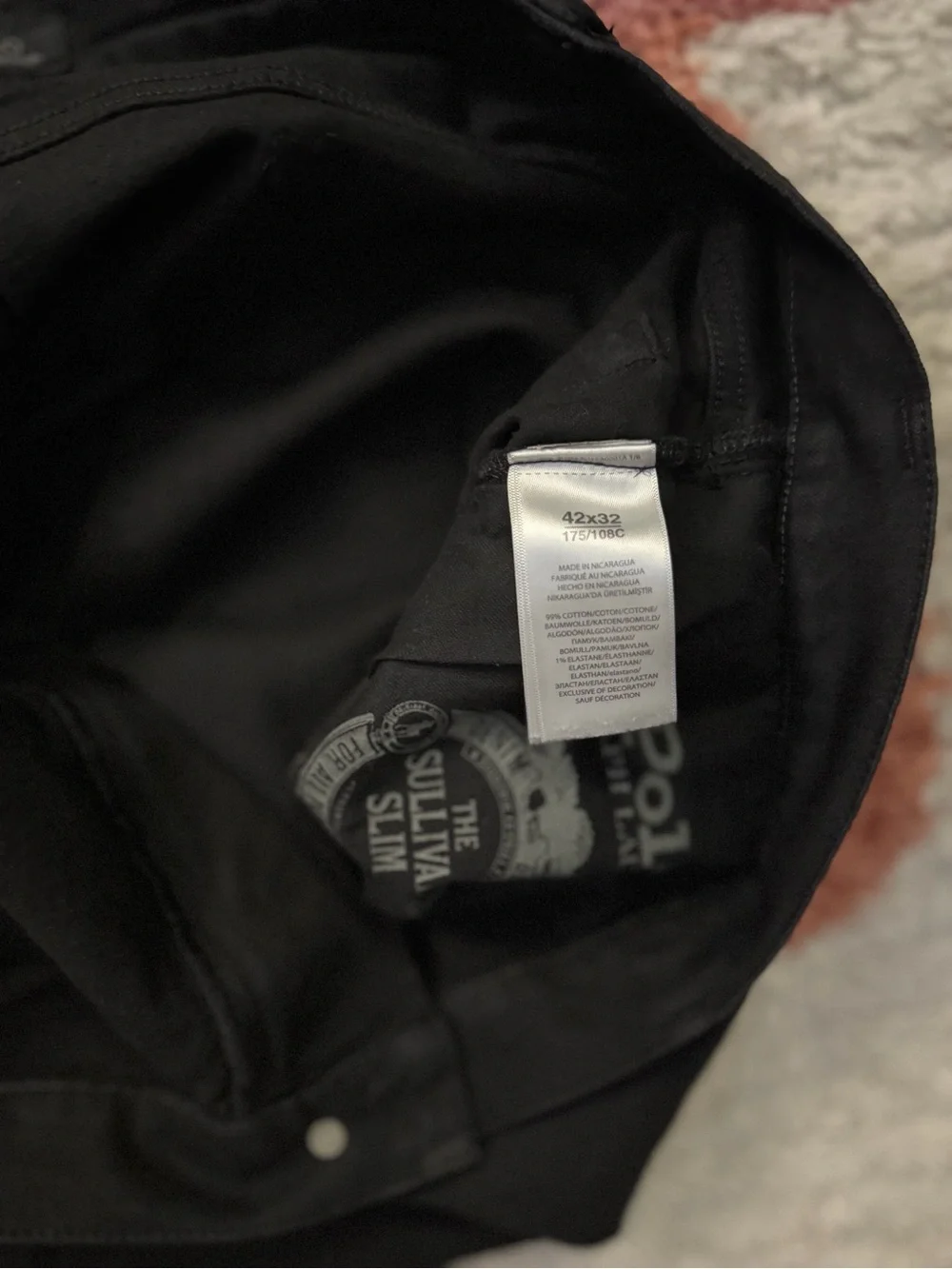 Polo Ralph Lauren Black Jeans
